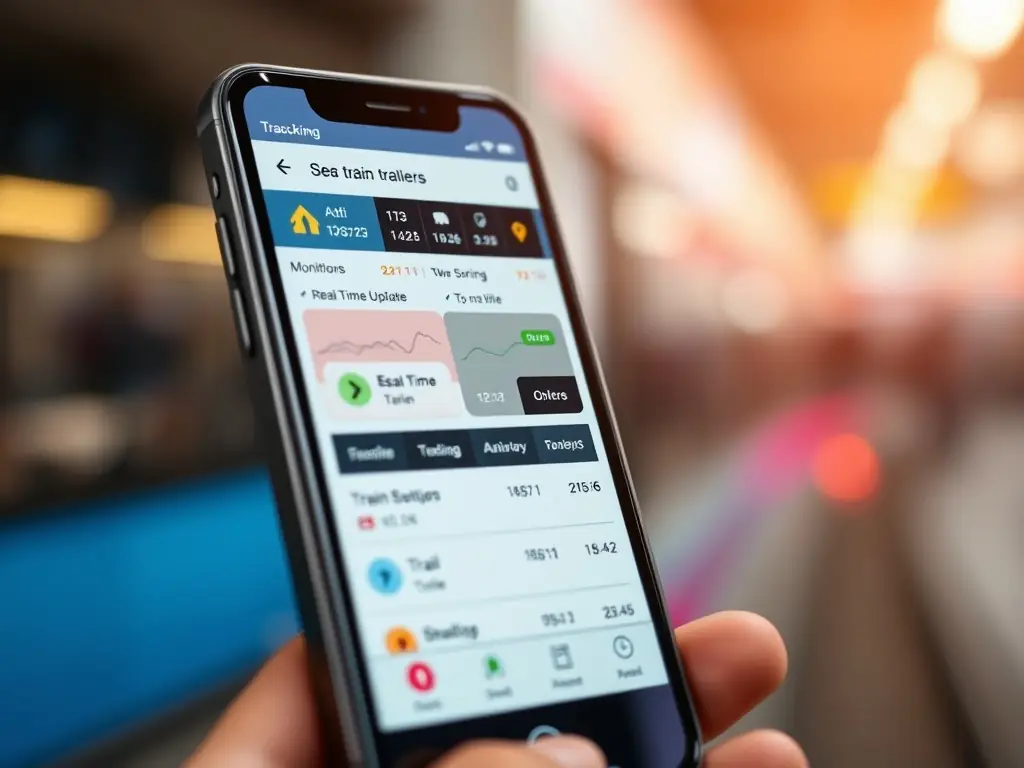 A user-friendly mobile app interface for public transport, featuring easy navigation, real-time updates, and personalized travel options, emphasizing an improved user experience.
