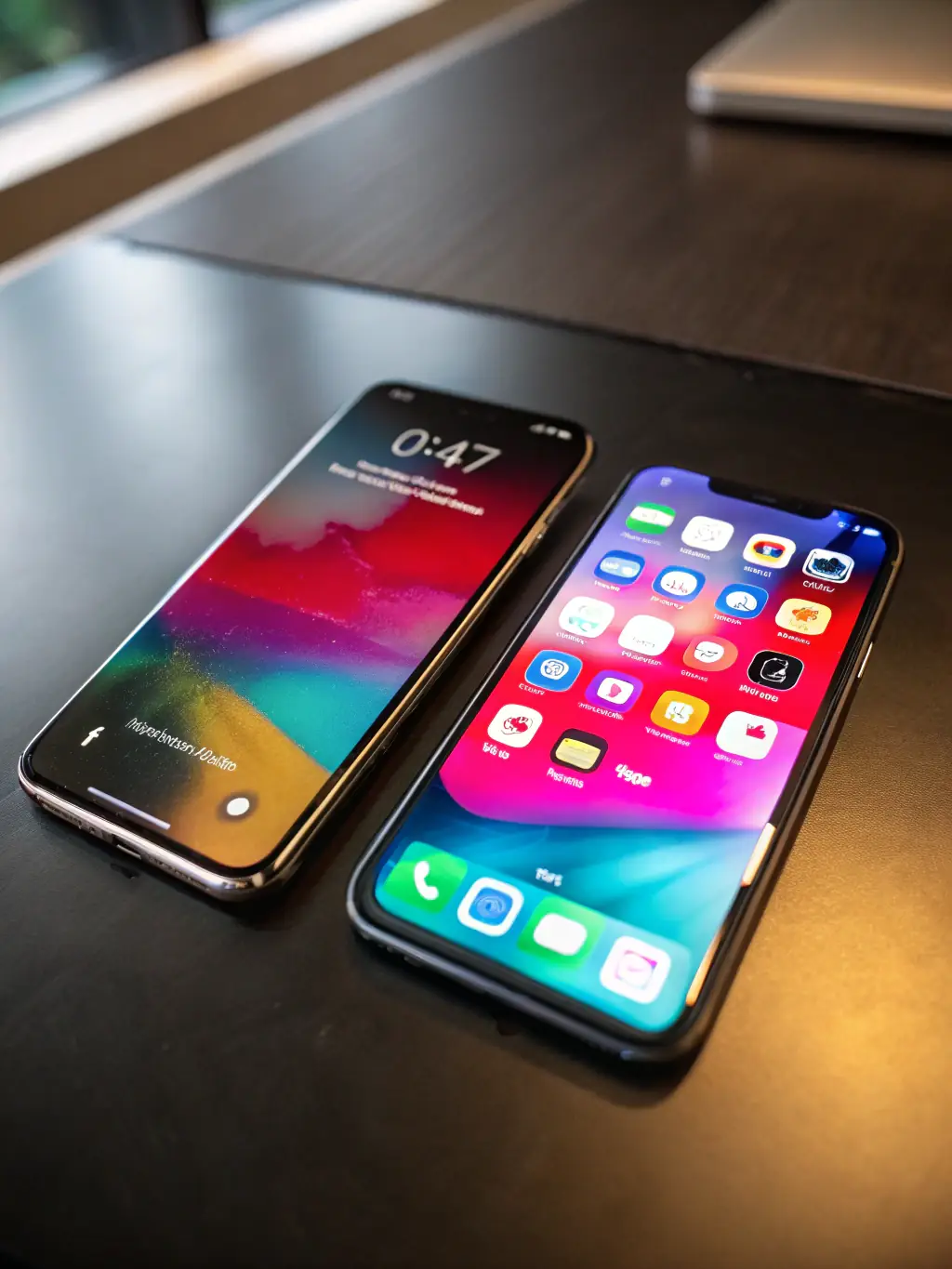 A mobile app running smoothly on both an iPhone and an Android device, highlighting the cross-platform compatibility and consistent performance across different operating systems.