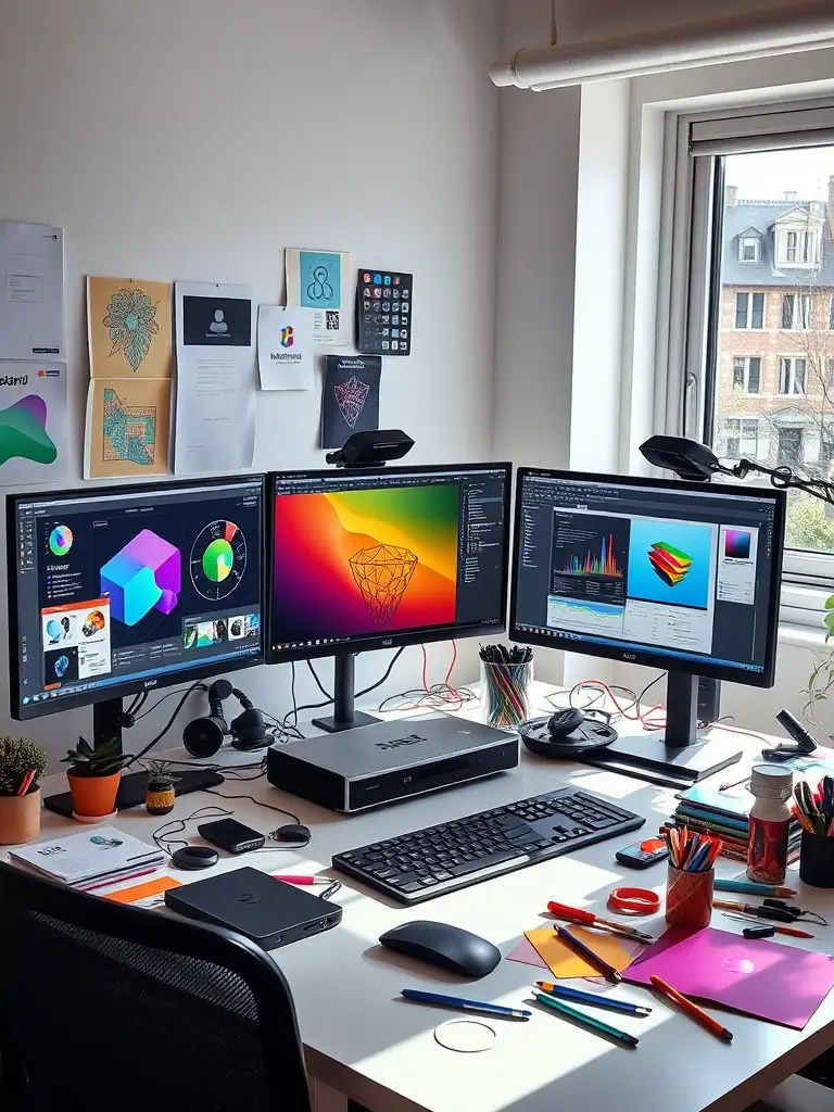 A diverse portfolio showcasing successful web design and development projects, highlighting experience.