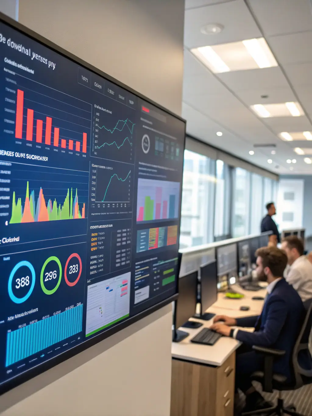 A visual representation of data-driven results, showcasing improved ROI and campaign performance.
